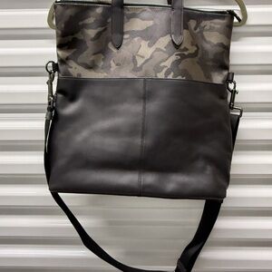 Coach Graham Tote, Camouflage print Leather Bag